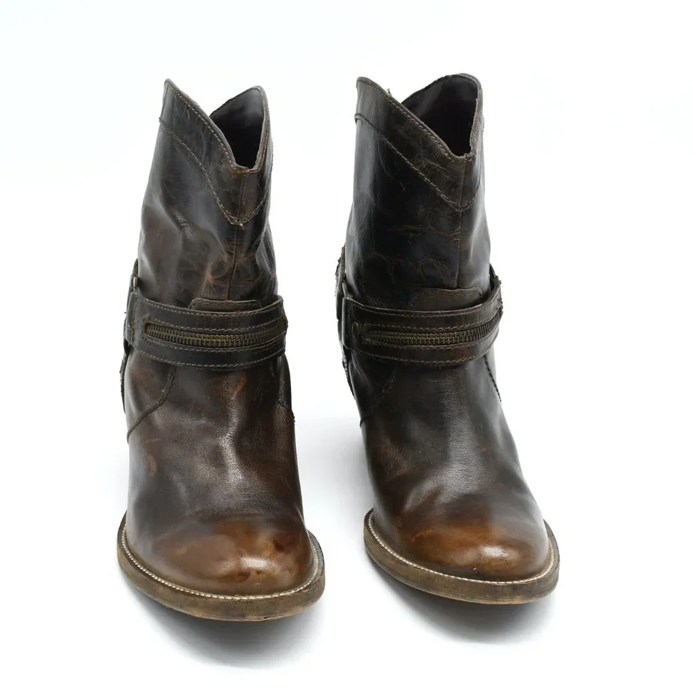 Dingo Metro Bluff Brown Leather Harness Boot 10 - Picture 3 of 7
